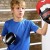 RDX Sports Robo 4B Black/White Kids Boxing Gloves