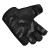 RDX Sports T2 Half-Finger Weight Lifting Gym Gloves (Black)