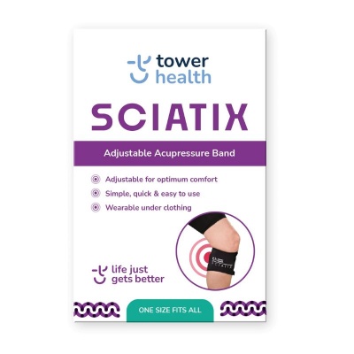 Tower Health Sciatix Adjustable Acupressure Band for Sciatica