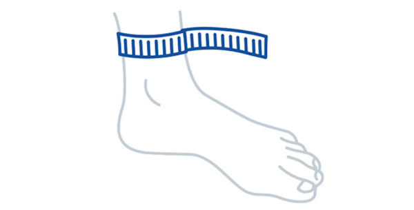 Ankle Circumference Diagram