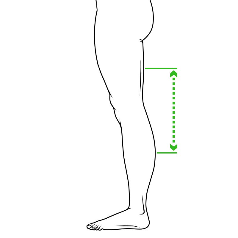 How to measure the length of your leg