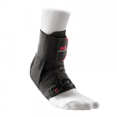 McDavid 195 Ankle Support Brace with Straps (Black)