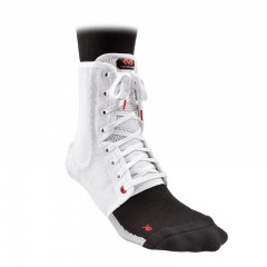 McDavid A101 Laced Ankle Brace with Stays and Removable Inserts (White)
