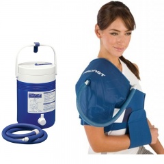 Aircast Shoulder Cryo Cuff and Cold Therapy Gravity Cooler Saver Pack