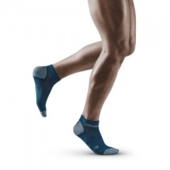 CEP Blue/Grey 3.0 Low Cut Compression Socks for Men