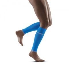 CEP Electric Blue/Light Grey Ultralight Compression Calf Sleeves for Women