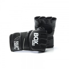 Escape Fitness BOA Black Fingerless MMA Gloves