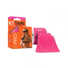 KT Tape Pro 10'' Precut Kinesiology Tape (Hero Pink)