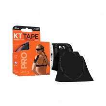 KT Tape Pro 10'' Precut Kinesiology Tape (Jet Black)