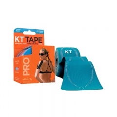 KT Tape Pro 10'' Precut Kinesiology Tape (Laser Blue)