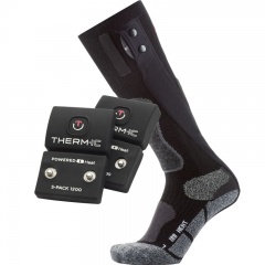 Therm-IC Powersock Uni Heat Heated Sock Double Set with S-Pack 1200 Battery