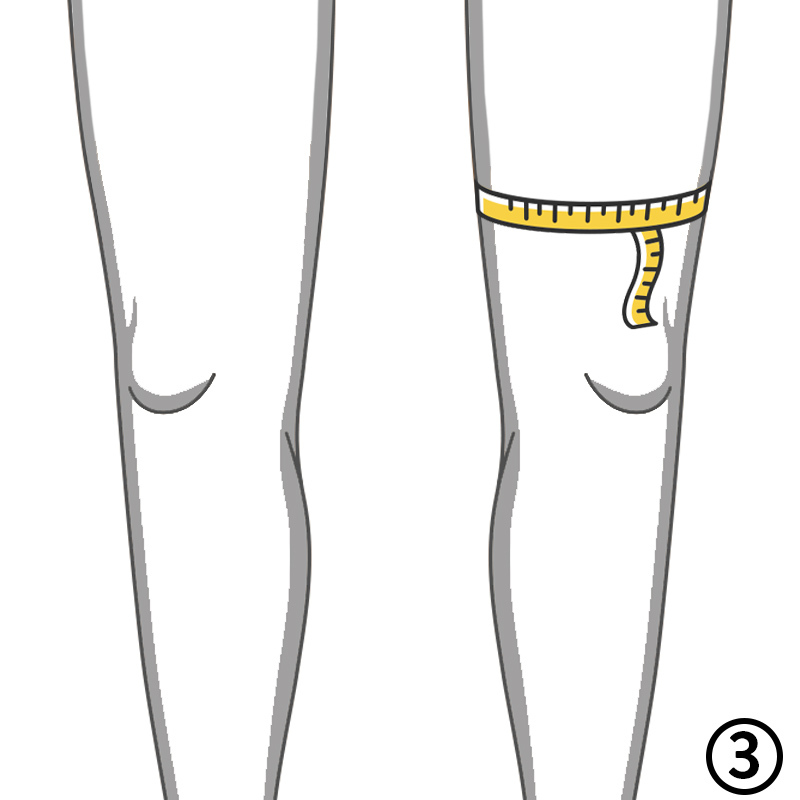 Measure the circumference of your thigh from 15cm above the knee Donjoy Knee Brace Sizing 3