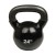 Fitness-Mad Black 24kg Kettlebell