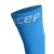CEP Electric Blue/Black Winter Running Short Compression Socks for Women