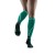 CEP Green/Black Winter Running Compression Socks for Women