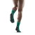 CEP Green/Black Winter Running Short Compression Socks for Men