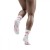 CEP Men's White and Pink Neon Mid-Cut Compression Socks for Running