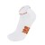Enertor White and Orange Energy Multifunctional Sport Socks (Pack of 2 Pairs)