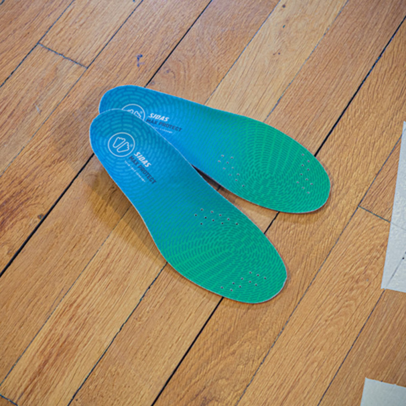 Sidas Insoles on the Floor Ready for Use