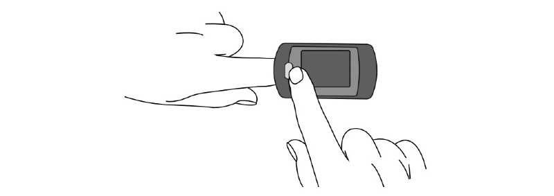 Beurer Oximeter User Instructions Step Two