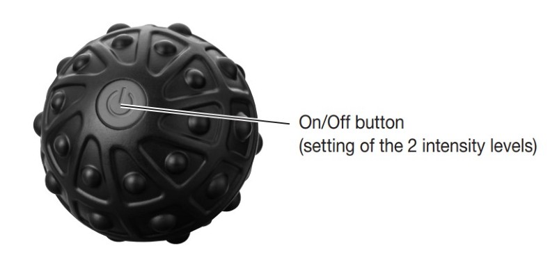 Beurer Vibrating Massage Ball Intensity Settings