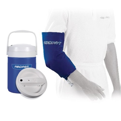 Aircast Elbow Cryo Cuff and Automatic Cold Therapy IC Cooler Saver Pack ...