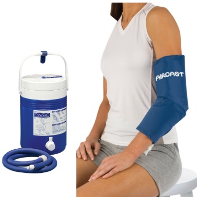 Aircast Elbow Cryo Cuff and Cold Therapy Gravity Cooler Saver Pack ...
