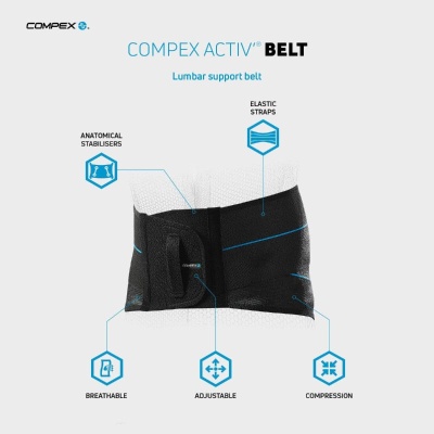 Compex Activ' Compression Back Support - Think Sport