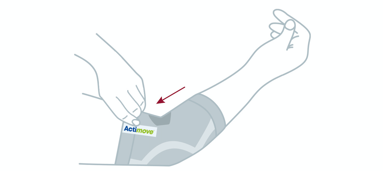 Actimove Elbow Brace application