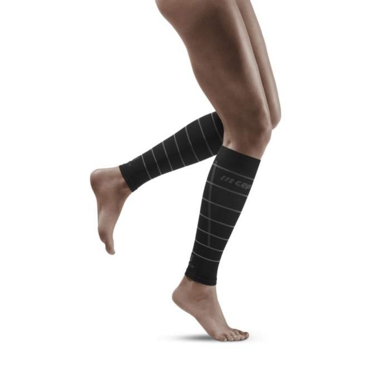 CEP Black Reflective Compression Sleeves Think Sport