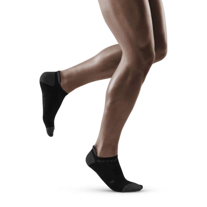 CEP Men's Black 3.0 No Show Compression Socks Think Sport