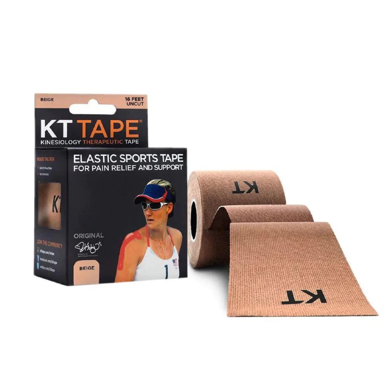 KT Tape Original Uncut 5m Roll Black Think Sport