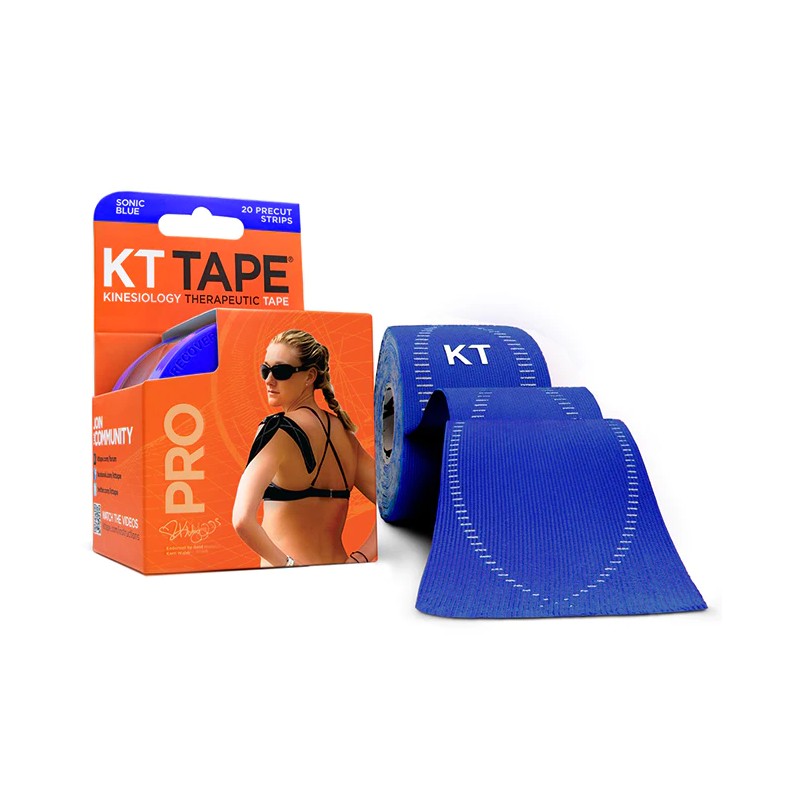 KT Tape Pro 10Inch Precut Tape (Sonic Blue) Think Sport