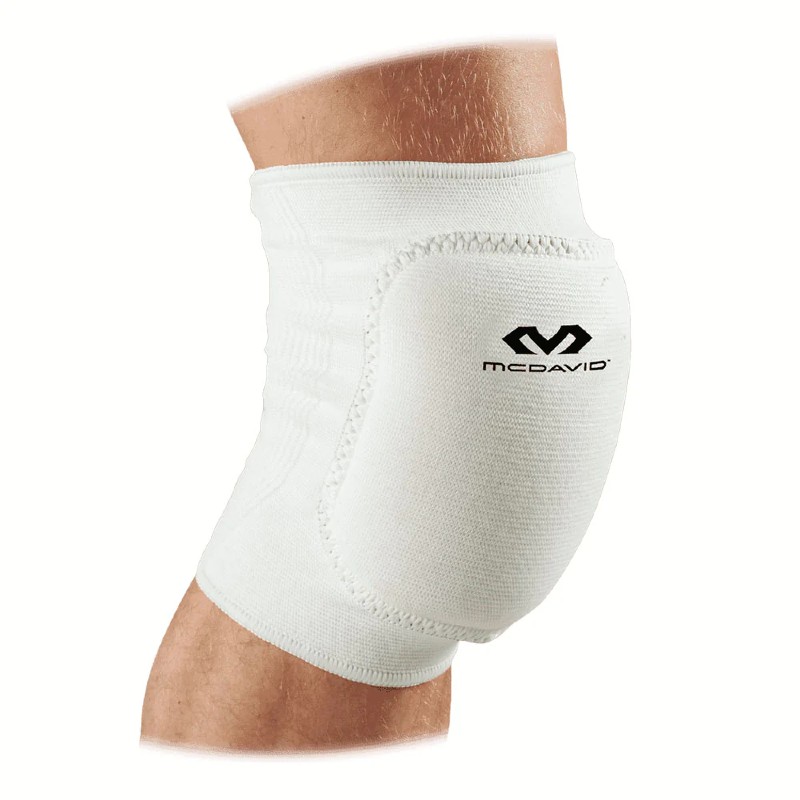 McDavid 601 White Volleyball Knee Pads (Pair) Think Sport