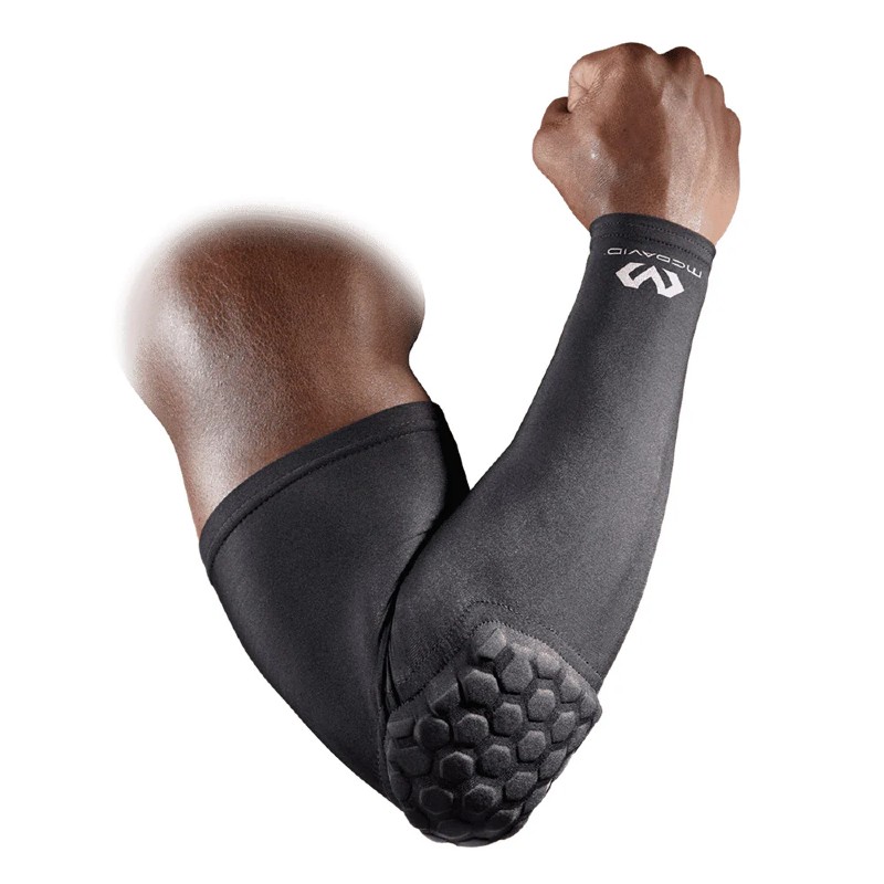 McDavid 6500 Black Hex Padded Basketball Sleeve - Think Sport