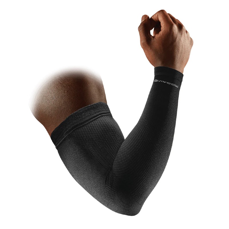 McDavid 8837 Black Elite Compression Arm Sleeves - Think Sport