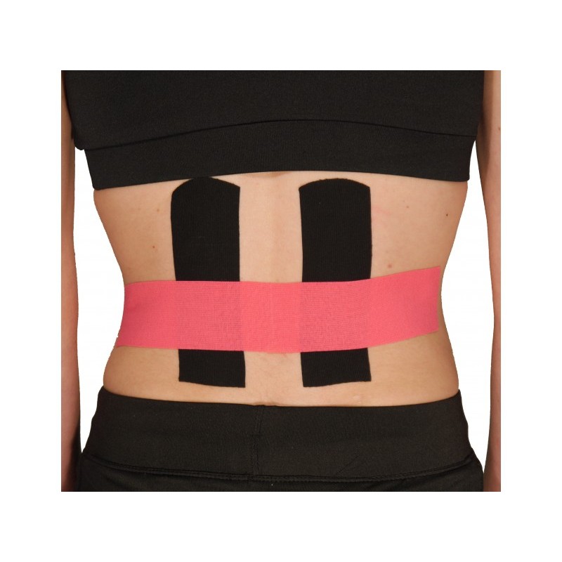 More Mile PreCut Back Support Kinesiology Tape Think Sport