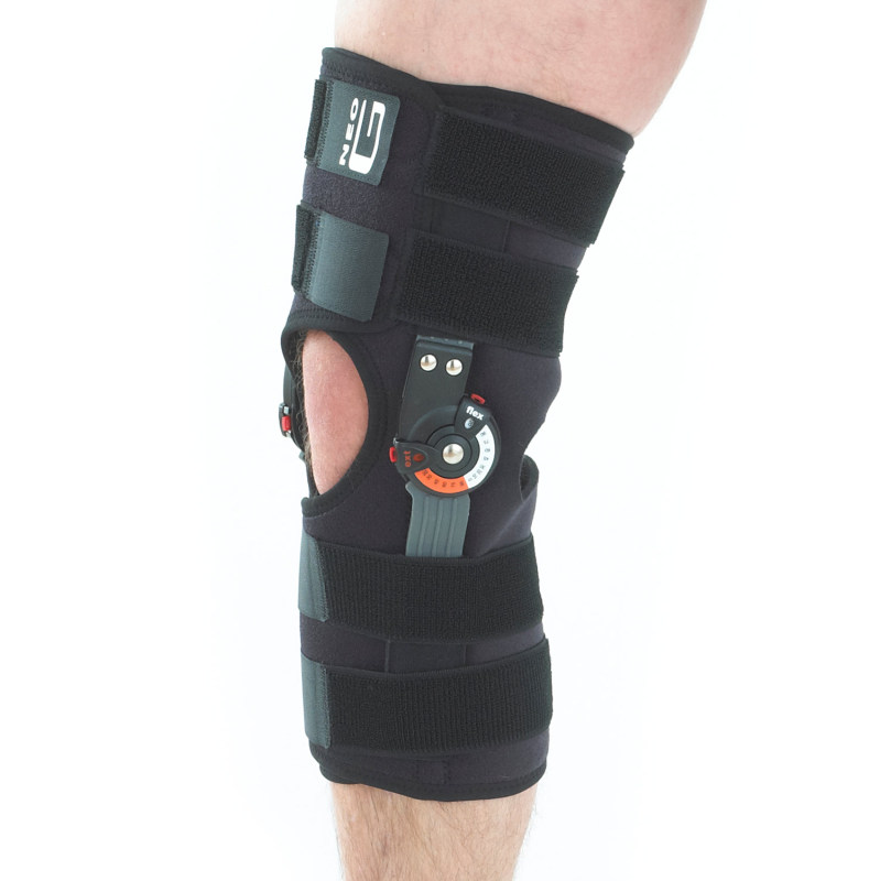 Neo G Adjusta Fit Hinged Open Knee Brace - Think Sport