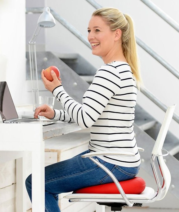 The Sitfit Cushion provides your back with the proper support it needs for you to work
