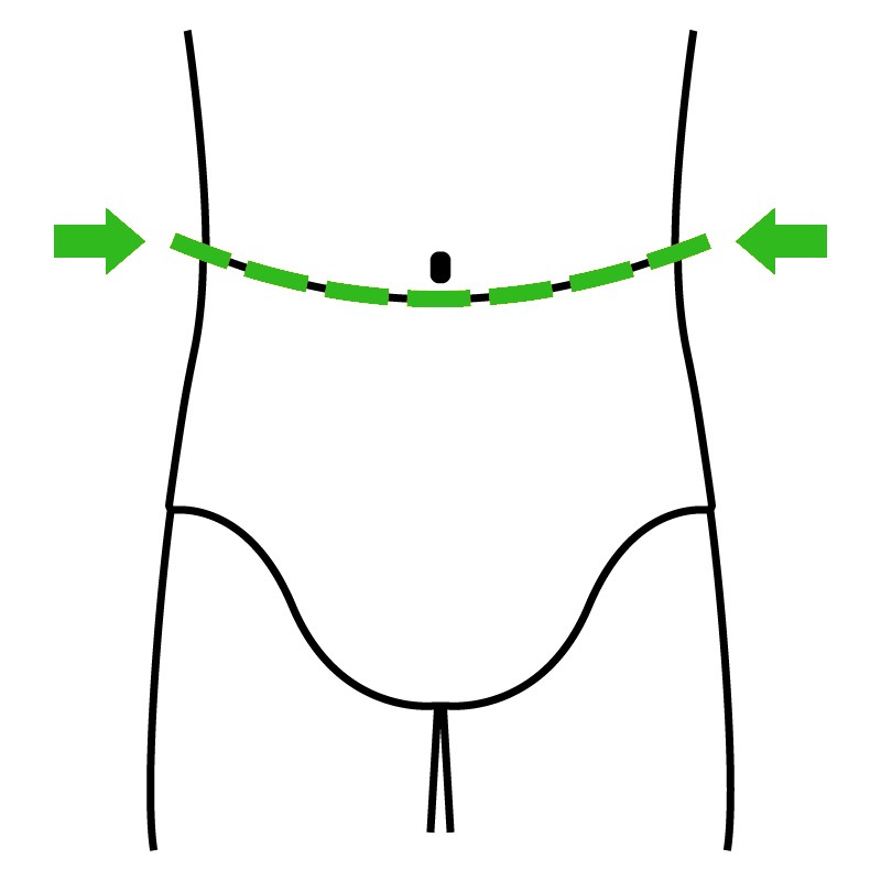 How to measure the circumference of your waist
