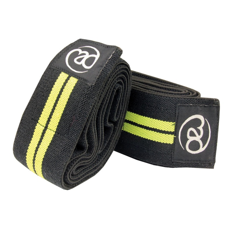 FitnessMad Weightlifting Knee Wraps Think Sport