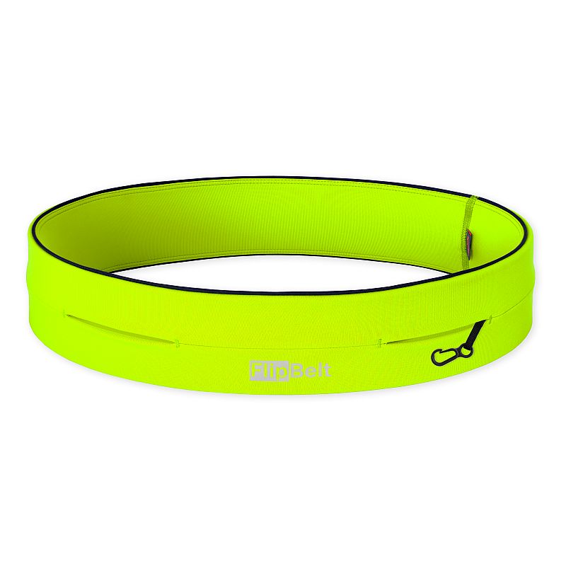 FlipBelt Neon Yellow Running Storage Belt
