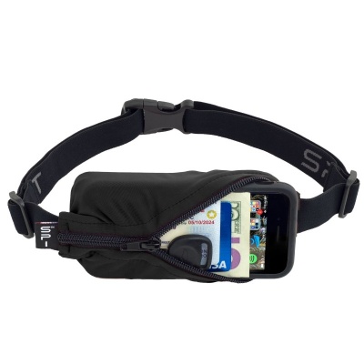 SPIbelt Running Belt With Large Pocket (Black)