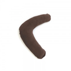 Chocolate and Cream Velour Cover for Sissel Comfort Cushion