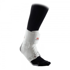 McDavid Ankle Support Brace with Straps (White)