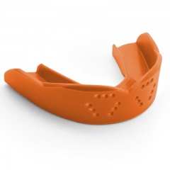 SISU 3D Adult Custom-Fit Mouthguard for Sports (Tangerine Orange)