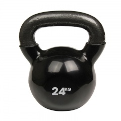 Fitness-Mad Black 24kg Kettlebell