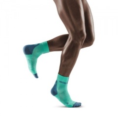 CEP Mint/Grey 3.0 Short Compression Socks for Men