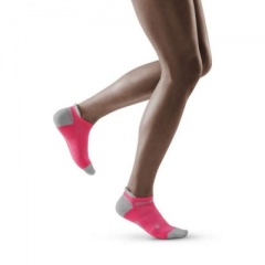 CEP Rose/Light Grey 3.0 No Show Compression Socks for Women