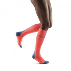 CEP Run Coral/Grey Compression Socks 3.0 for Women